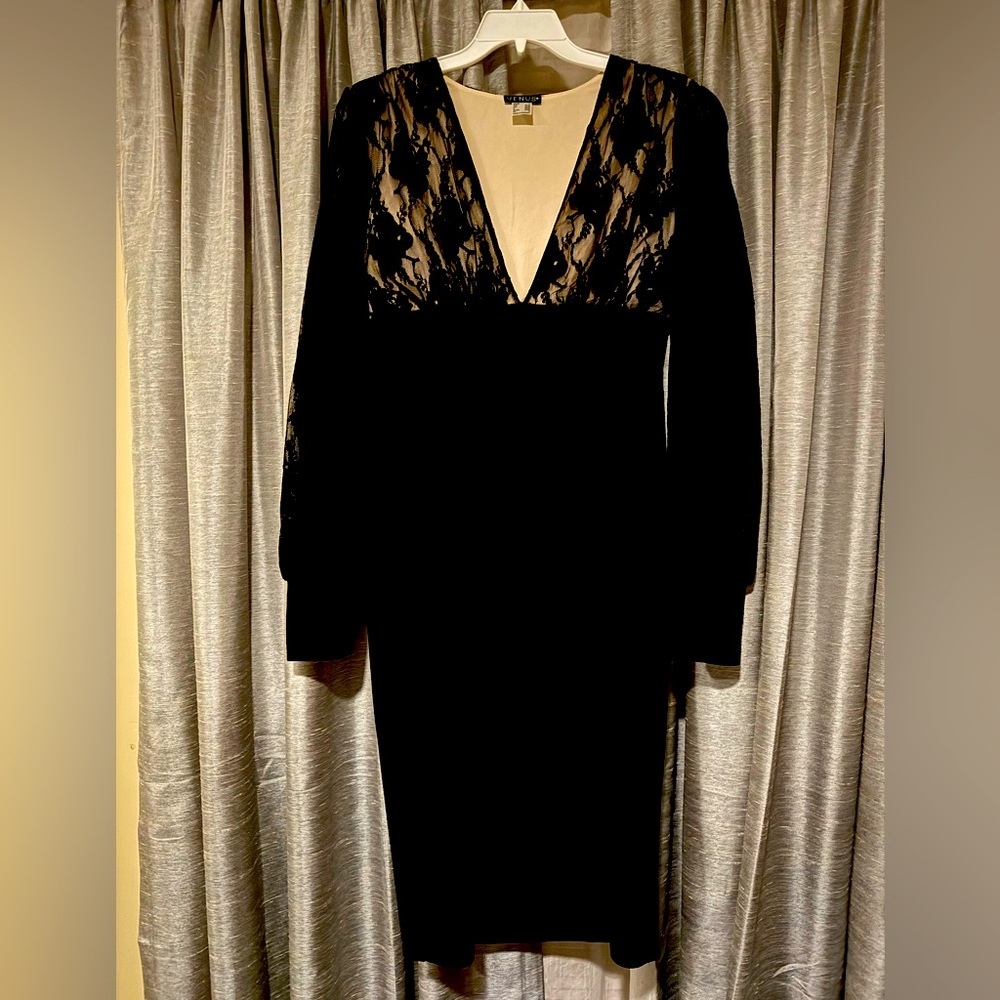 Venus Women’s Black Lace Detail Dress